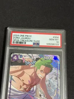 PSA 10 Zoro-Juurou Treasure Rare Card ST18-004 OP-09 Emperors One Piece - Image 3