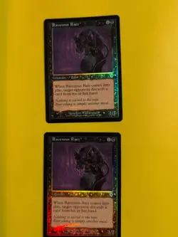 Ravenous Rats x2 creature INVASION. FOIL MTG 2 Card. Shooting star - Image 1