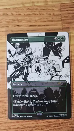 MTG Spider-Man HARMONIZE 7018 SECRET LAIR DROP BONUS CARD RARE - Image 1