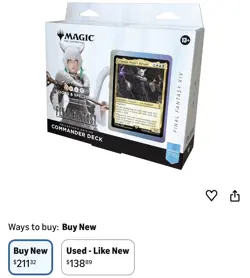 Magic the Gathering Final Fantasy XIV Collectors Edition Commander Deck Y'shtola - Image 3