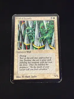 Magic The Gathering: Alpha Wall of Swords MTG Alpha - Image 1