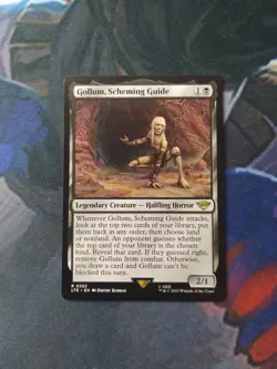Gollum, Scheming Guide | 7% Off 2+ | UB: LOTR | NM | MTG - Image 1