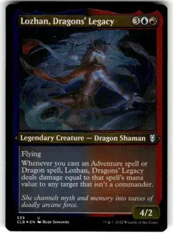 Lozhan, Dragons' Legacy (Foil Etched) Commander Legends: MTG - Image 1