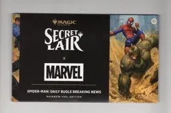 MTG Secret Lair x Marvel's Spider-Man: Daily Bugle Breaking News Rainbow Foil - Image 1