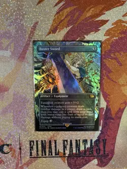 Buster Sword (Borderless) Final Fantasy Foil - Image 1