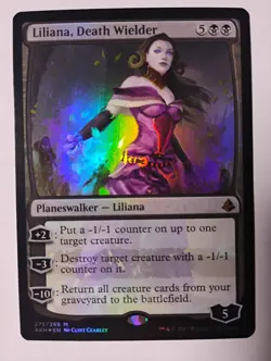 Foil Liliana, Death Wielder MTG, Amonkhet, Mythic Rare, LP - Image 1