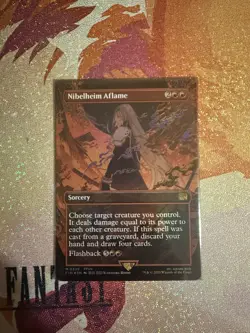 Nibelheim Aflame (Borderless) Final Fantasy Foil - Image 1