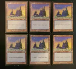 6x Island #337 Urza's Saga Basic Land Magic The Gathering MTG Mixed Condition - Image 1