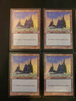 6x Island #337 Urza's Saga Basic Land Magic The Gathering MTG Mixed Condition - Image 2