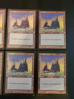 6x Island #337 Urza's Saga Basic Land Magic The Gathering MTG Mixed Condition - Image 3