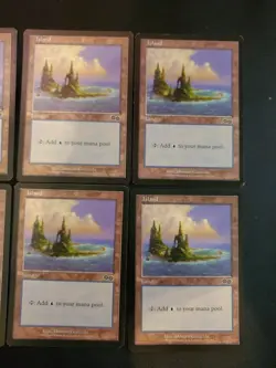 6x Island #335 Urza's Saga Basic Land Magic The Gathering MTG Mixed Condition - Image 3