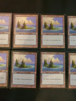 10x Island #338 Urza's Saga Basic Land Magic The Gathering MTG Mixed Condition - Image 4