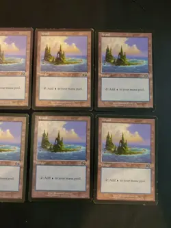 10x Island #338 Urza's Saga Basic Land Magic The Gathering MTG Mixed Condition - Image 5