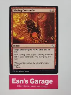 MTG Blazing Crescendo 123/271 ONE Phyrexia: All Will Be One common - Mint - Image 1
