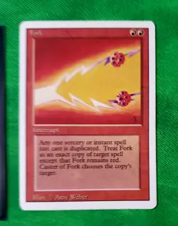 MTG Magic the Gathering Fork Revised Edition Regular LP 🔥 NM - Image 1