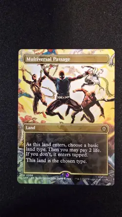 Multiversal Passage (Borderless) R Marvel's Spider-Man 206 NM - Image 1