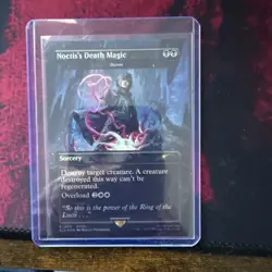 MTG x FINAL FANTASY SECRET LAIR - NOCTIS'S DEATH MAGIC #1870 RAINBOW FOIL - Image 1