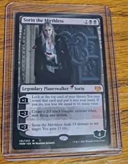 MTG Sorin the Mirthless Innistrad Crimson Vow LP X1 Magic The Gathering - Image 1