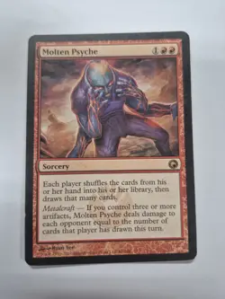 MTG Magic the Gathering Molten Psyche Scars of Mirrodin Regular LP/NM - Image 1