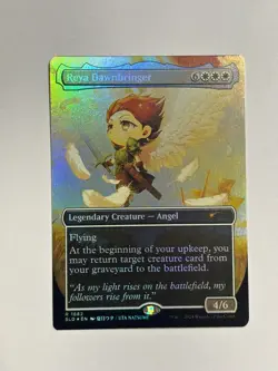 Reya Dawnbringer (Rainbow Foil) Secret Lair Drop Foil Magic the Gathering MTG - Image 1