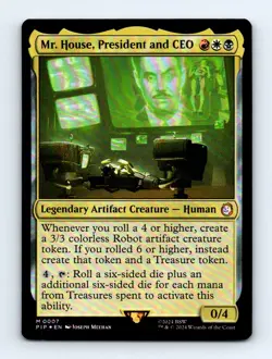 #7 2024 Fallout PIP / Mr. House, President and CEO Commander MYTHIC FOIL - Image 1