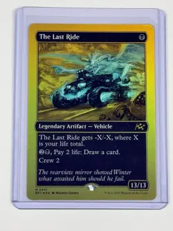 MTG FOIL The Last Ride First Place Foil - Aetherdrift #451 - Image 1