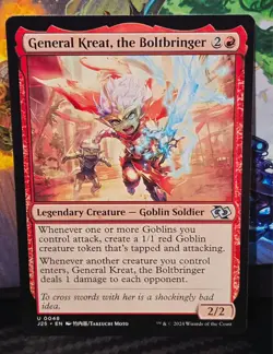 magic the gathering - General Kreat, the Boltbringer - Legendary Creature Goblin - Image 1