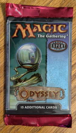MTG - Odyssey Booster Pack - Magic the Gathering Factory Sealed 2001 - Image 1
