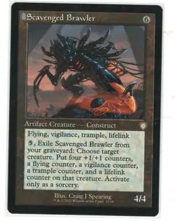 MTG Scavenged Brawler Retro Frame Brothers War Magic The Gathering TCG - Image 1