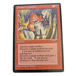 MTG Primitive Justice Alliances ALL Uncommon Red Sorcery Destroy Artifact Magic - Image 1