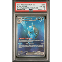 PSA 10 GEM Mint Blastoise ex 200/165 Special Illustration Rare - Pokemon MEW-151 - Image 1
