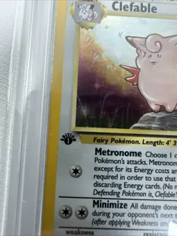 Pokemon 1st Edition Jungle CLEFABLE HOLO PSA 6 EX-MT - Image 4