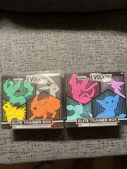 ????Pokemon TCG Evolving Skies Eeveelutions ETB Set of 2 - Image 1