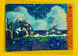 GYRADOS RARE BEAUTIFULPokemon Pocket Monsters Vending Prism Sticker HOLO FOIL LP - Image 1