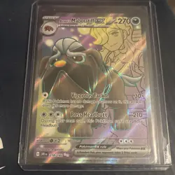 Pokemon TCG Destined Rivals: Arven's Mabosstiff EX 218/182 - English - Image 1