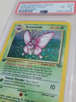 Venomoth - Pokemon Jungle First 1st Edition #13 - Excellent to Mint PSA 6 - Image 3