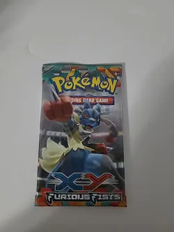XY Furious Fists Pokemon Booster Pack Factory Sealed 820650118982 - Image 1