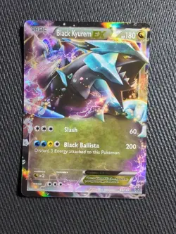 Pokemon Black Kyurem - EX Black and White Plasma Storm 95/135 Holo Rare NM - Image 1