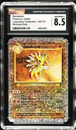 Pokemon Sandslash Legendary Collection Reverse Holo CGC 8.5 NM/MINT + - Image 1