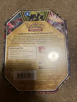 Pokemon Shiny Kalos Tin Zygarde EX - Factory Sealed - Rare - XY Fates Collide - Image 2