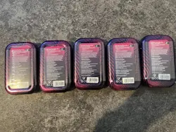 Pokemon TCG: Mega Evolutions / destined rivals Mini Tin Art Set - In Hand 5 Tins - Image 2