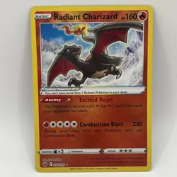 Pokemon Sword & Shield Crown Zenith Radiant Charizard 020/159 NM - Image 1