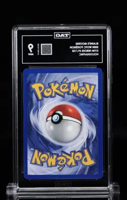 Blaine's Moltres Holo Rare Gym Heroes 2000 Pokemon TAG 9 🔥 Nice Swirl! 💫 - Image 2