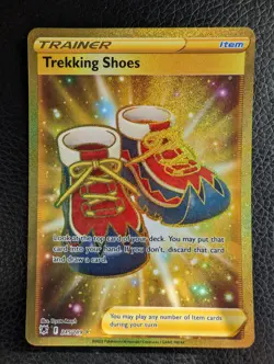 Trekking Shoes - 215/189 Astral Radiance (Pokemon) Golden Secret Rare - Image 1