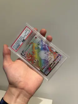 Pokemon Champion's Path Charizard VMAX Full Art 74/73 Rainbow Secret Rare PSA 10 - Image 4