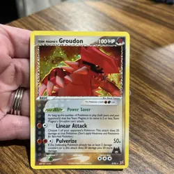 Team Magma's Groudon 9/95 Team Magma vs Team Aqua NM- Reverse Holo Pokemon TCG - Image 2