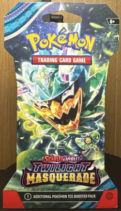 Pokemon Scarlet & Violet Twilight Masquerade Sleeved Booster Pack - Image 1