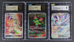 CGC Pokemon Lot of 3 - Pristine 10 Gardevoir & Maractus, Lugia EX Mint 9 - Image 1