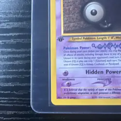 Unown [Q] 1st Edition Neo Destiny Uncommon 59/105 WOTC Vintage Pokemon - Image 2