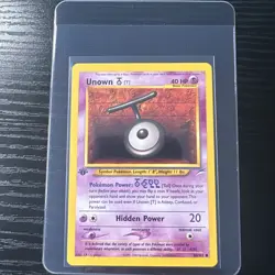 Unown [T] 1st Edition Neo Destiny 88/105 WOTC Vintage Pokemon - Image 1